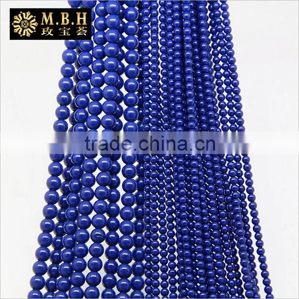 Natural Gemstone Lazurite Pearl Powder 4567A Imperial Lapis Semi-finished Handmade Jewelry Wholesale Beads DIY photo-3
