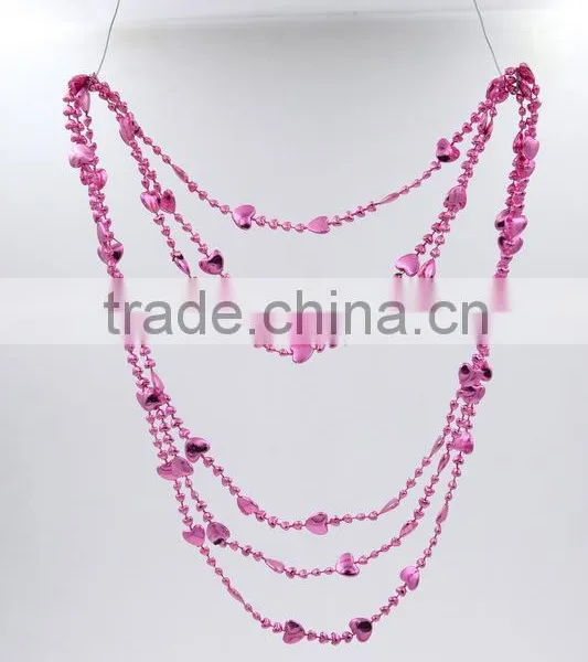 Valentine's Day Party Bead Chain New Necklace Valentines Flashing Led Necklace