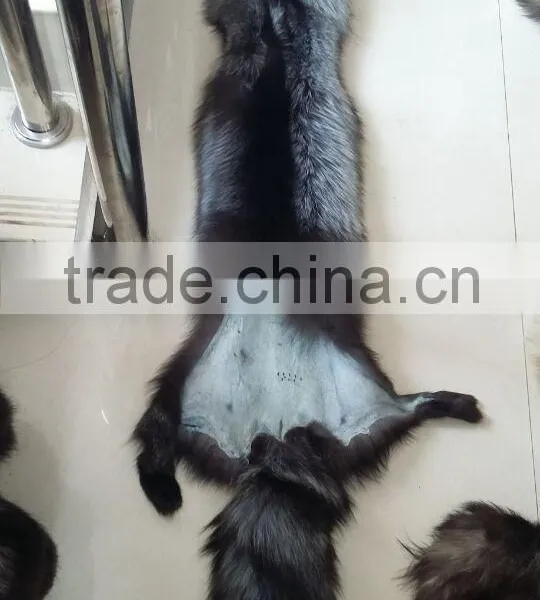 2015 Silver Fox Fur Skin / Real Fox Skin / Natural Fox Fur Skin For Sale photo-3