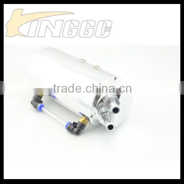 Car Engine Aluminum Universal Auto Fuel Tank Oil Catch Can photo-4