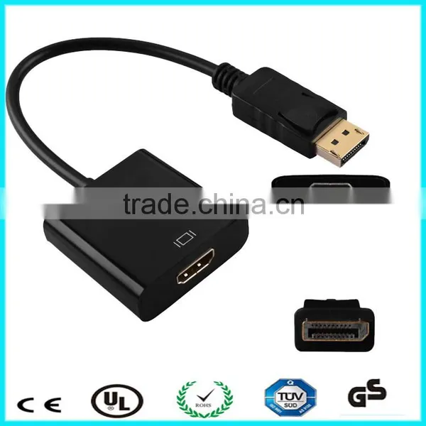 26cm Black Displayport Male to Hdmi Female Adapter Cable photo-3