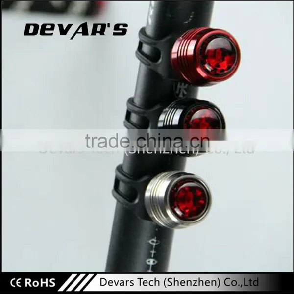 2016 Popular Colourful Silicone LED Bicycle Light With Battery photo-6