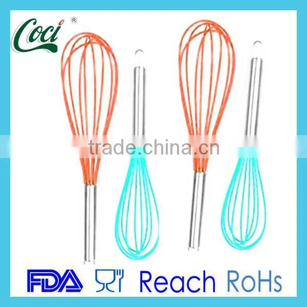 Kitchn Silicone Wire Handle Stainless Steel Whisk photo-4