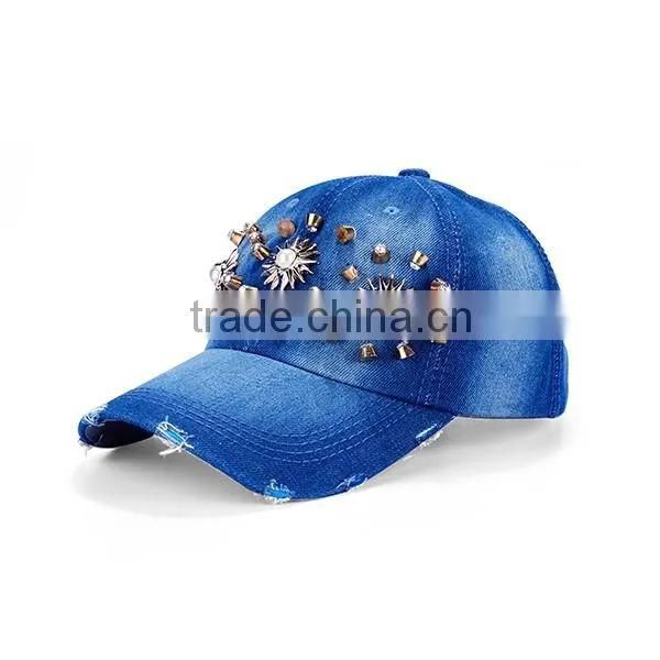 Fashion Design Cheap Denim Baseball Caps photo-5