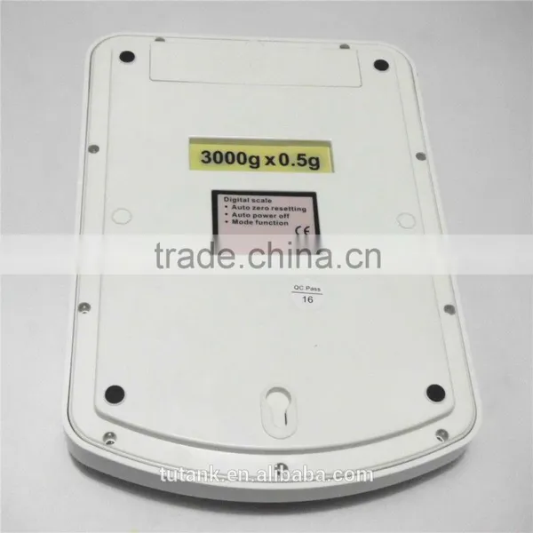 Digital Mini Pocket Scale 3000g*0.5g Digital Lab Kitchen Office Balance Industrial Food Electronic Scale photo-3