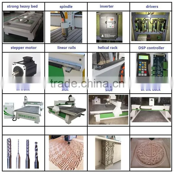 HS 1325 3d Sculpture Wood Carving Cutting Cnc Router Machine Price photo-2