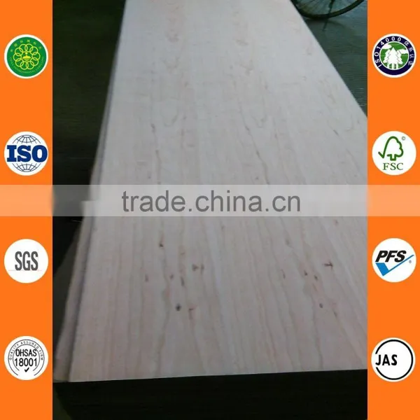 Custom Size American Cherry Veneer MDF Board for Furniture Parts