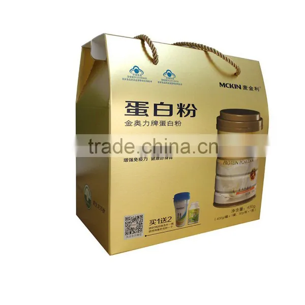 Hot New Elegant Cardboard Gift Box Carry Handle photo-2
