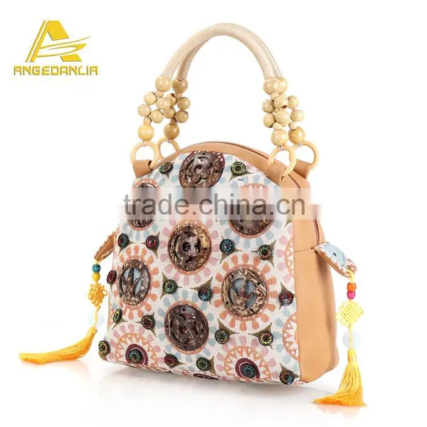 Factory Wholesale Bohemian Pattern Handbags Patchwork Star Shoulder Bags Boho Fashion Embroidery Bag Hot Sale photo-4