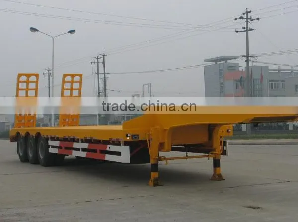 Trailer Manufacturer Three Axles Low Bed Cargo Semi Trailer For Sale photo-6
