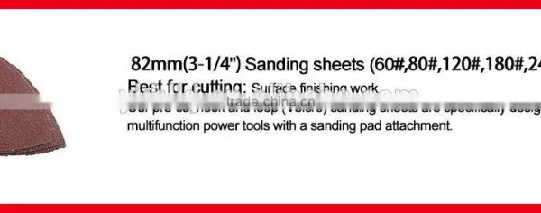 Triangular Sanding Paper Oscillating Power Tool Accessories photo-2