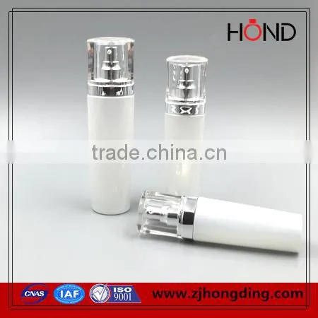 Wholesale Triangle Bottle White Transparent Color 30ml 50ml 80ml 120ml Empty Plastic Bottles Skin Cream Acrylic Lotion Bottle photo-2