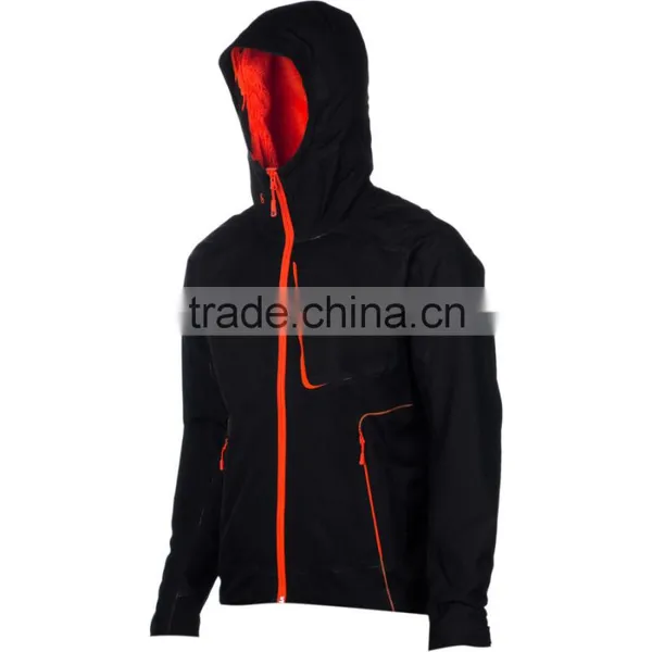 New Style Plum Purple Stretch-woven Cuffs Ladies Softshell Jacket With Hood photo-4