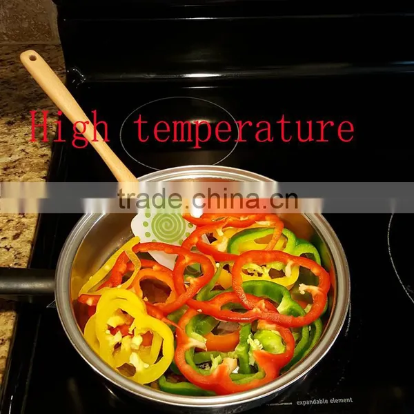 Baking & Pastry Tools Silicone Spatula With Wooden Handle ,Home Silicone Baking Brush photo-2