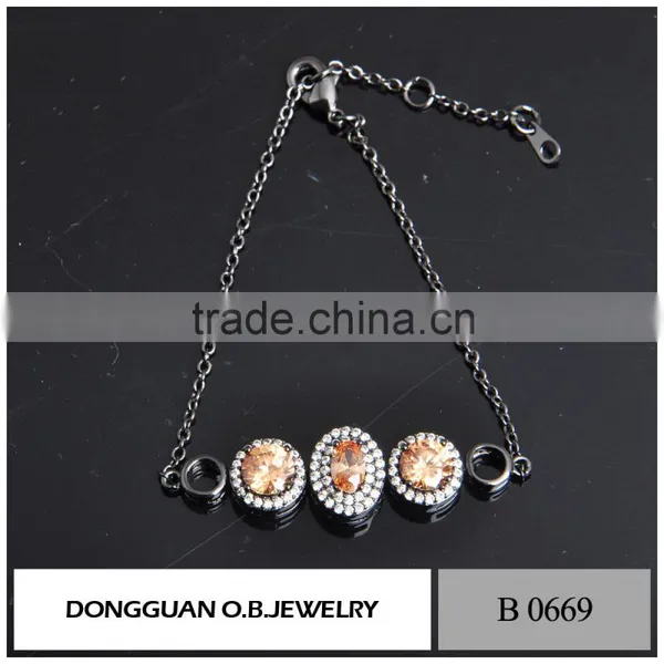 Wholesale Fashion Promotional Custom Design Jewelry Silver Bracelet photo-2