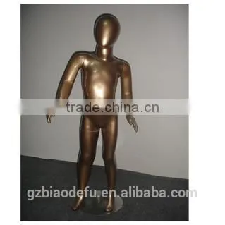 Wholesale Lovely Mini Size Plastic Golden Mannequin Children Mannequin photo-2
