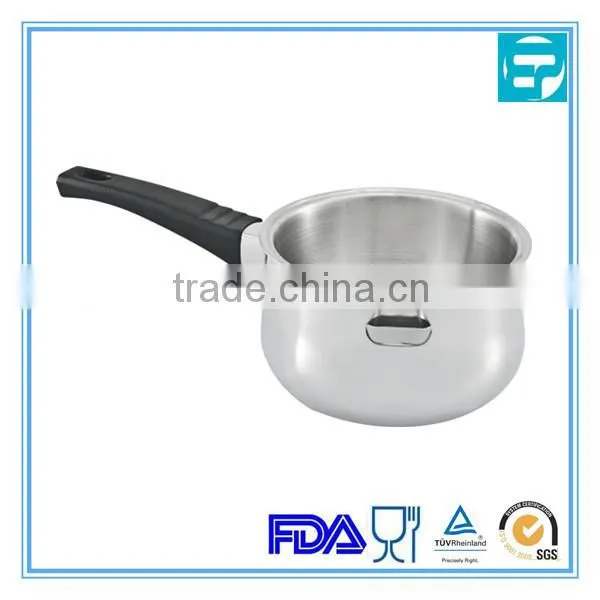 Stainless Steel Double Wall Boiler Milk Pot With Bakelite Handle