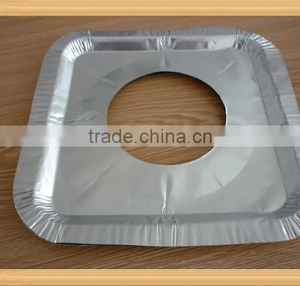 Clean Aluminum Foil Square Gas Burner photo-2