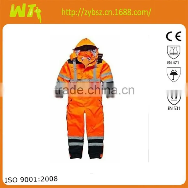Professional Reflective Work Coverall Disposable Workwear Winter Work Jackets