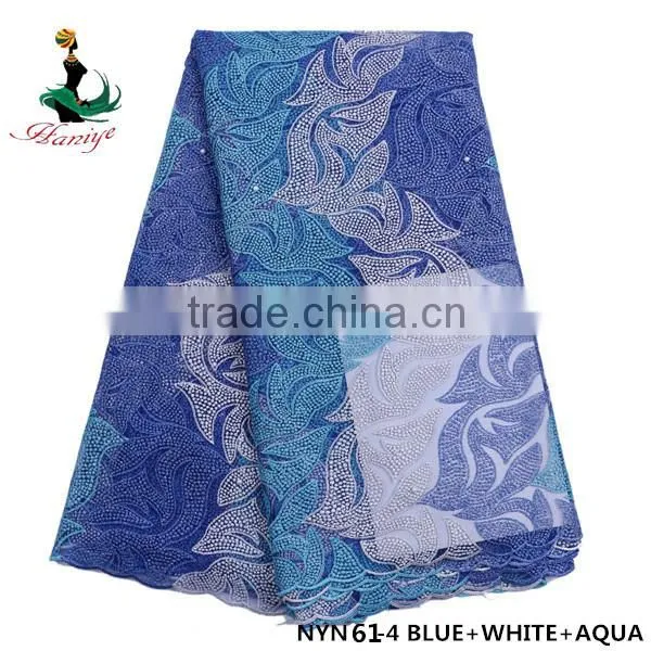 Haniye 2016 African India Tulle Lace Fabric African French Net Lace Fabric/NYN61 photo-3