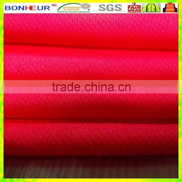 Polyester Bird Eye Knitting Fabric for Polo Shirt Sportswear(BHK-2101) photo-5