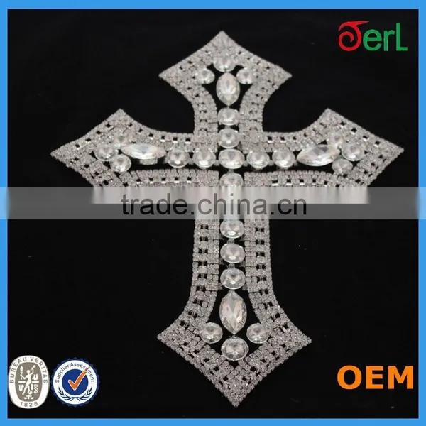 2016 New Design! Rhinestone Applique for Wedding Dress Decorations photo-6