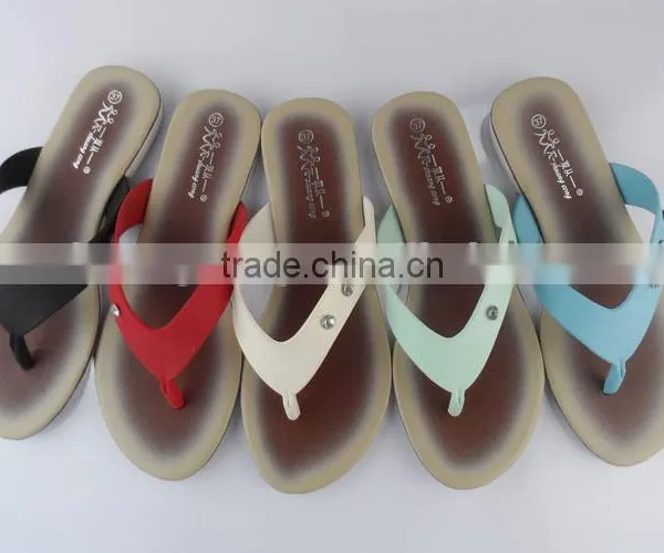 2016girl Dress Flip Flop Lady Slipper With Rhinestone for Beach photo-6