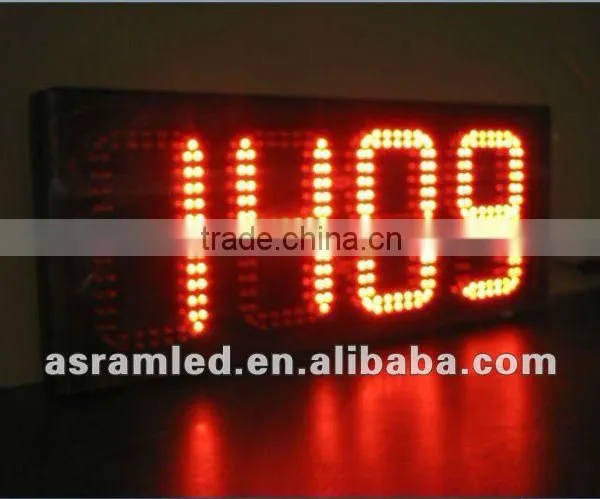 16inch 88:88C/F remote outdoor led clock and timer display/ large digital timer led clock