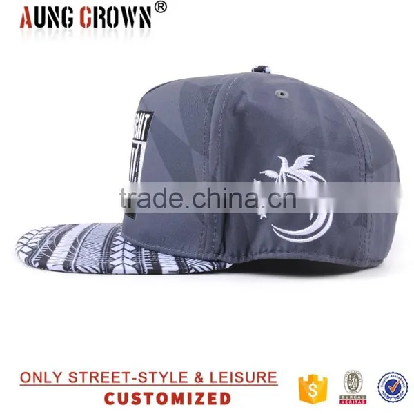 High Quality New Fashion 5 Panel Custom Snapback Hats Wholesale photo-3