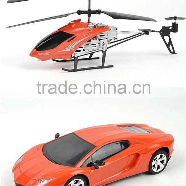 2 IN 1 3CH RC Helicopter With Gyro & 4CH RC Car photo-5