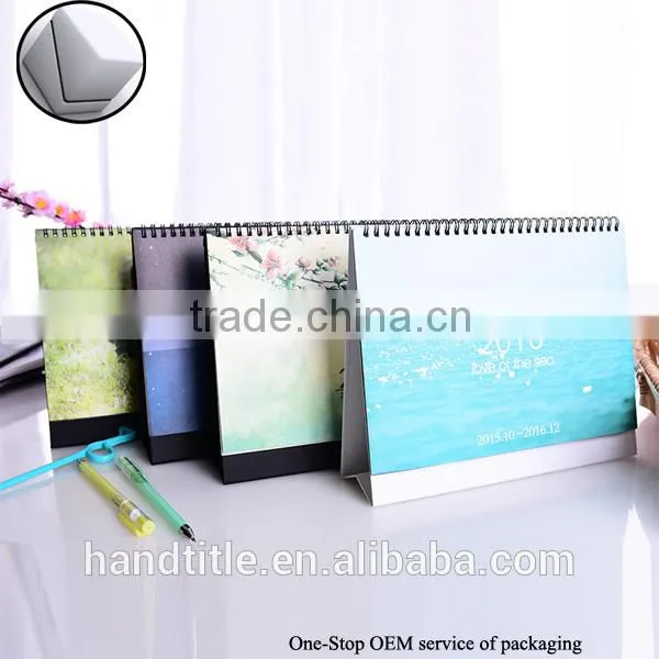 Wholesale Chinese Printed Custom Large Paper Wall Calendar for 2016 New Year Gift Desk Calendars photo-6