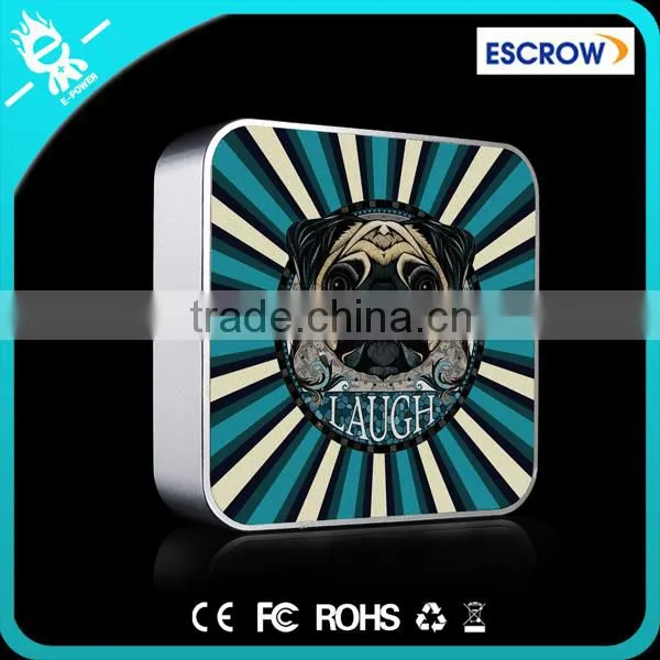 Free Logo! Portable 7800mah Dog Pattern Mobile Power Bank With Color Customizable photo-2