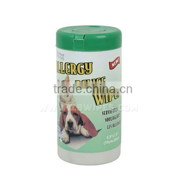 Cat Dog Allergy Relief Wet Tissues Pet Wet Wipes