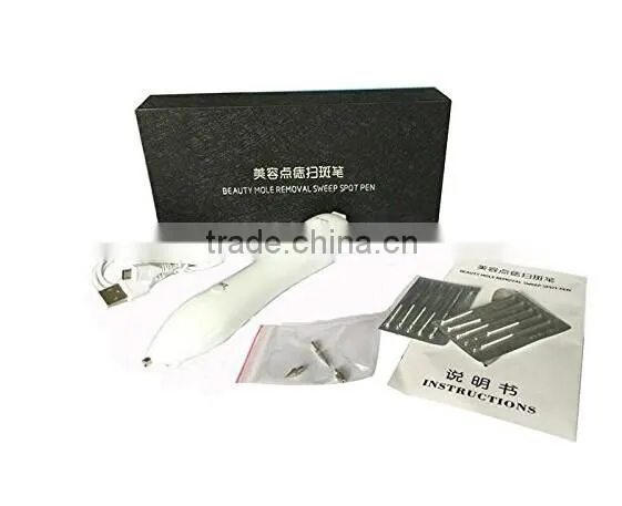 New Micro Mole Removal Mole Removal Freckle Pen Needle Sweep Spot Mole Plasma Point Machine Beauty Equipment White photo-3