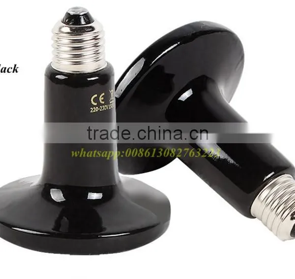 Ceramic Heat Emitter 220-230V Heating Lamp White For Heating/Chicken Coops/Brooding/Grow Heater Light Bulbs photo-2