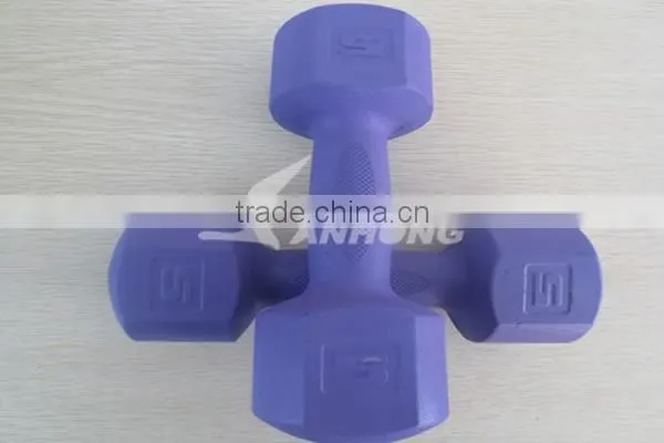 Cheap Ahd High Qualtiy Gym Equipment Fitness Accessory Plastic Dumbell photo-2