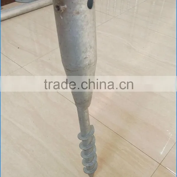 Hot Dip Galvanized Ground Screw Pole Anchor photo-5
