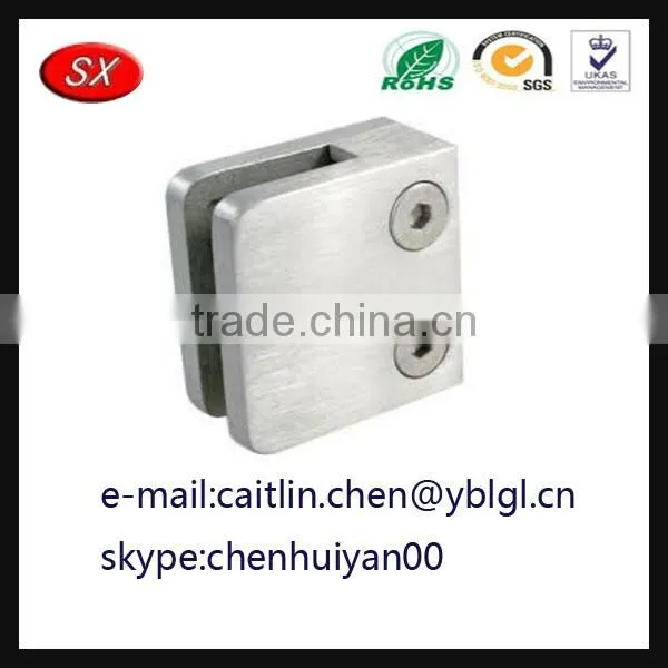 DIY Stainless Steel Bracket Clamp Handrail Glass Clip Holder 10-12mm photo-2