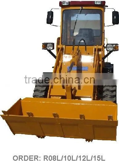 Small Wheel Loader ZL10 Single Cylinder Engine Compact Structure Farm & Construction Usage Lowest Price photo-3