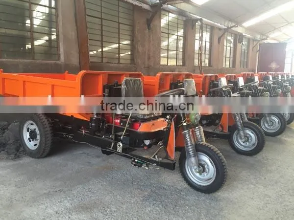 Loading 2t Diesel Engine Dumper Cargo Tricycle for Ore photo-3