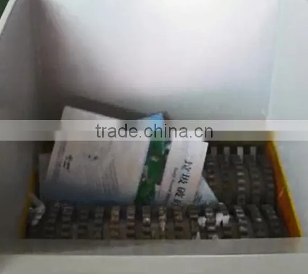 Paperboard Shredder Recycling Machine From China CE & ISO