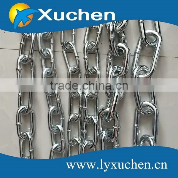Din5685C Standard Galvanized Mild Steel Long Link Chain photo-3