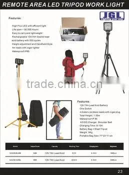 Guangzhou Manufacturers Waterproof Portable Tripod Stand Mass 3M Height Led Outdoor Working 36W Maintenance Lighting RLS-836L photo-2