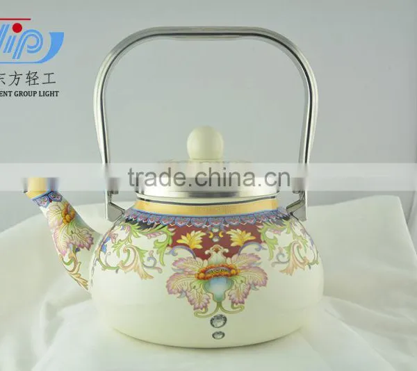 ENAMEL KETTLE MELON SHAPE 2.5L photo-5