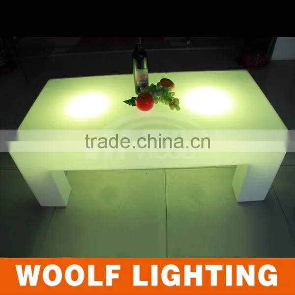 Rechargeable Battery Powered Colorful LED Light Up Tea Table photo-4