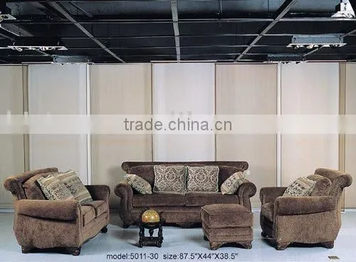 Chesterfield Sofa Set. Genuine Leather Sofa Set. American Modern Style Leather Sofa Set B48150