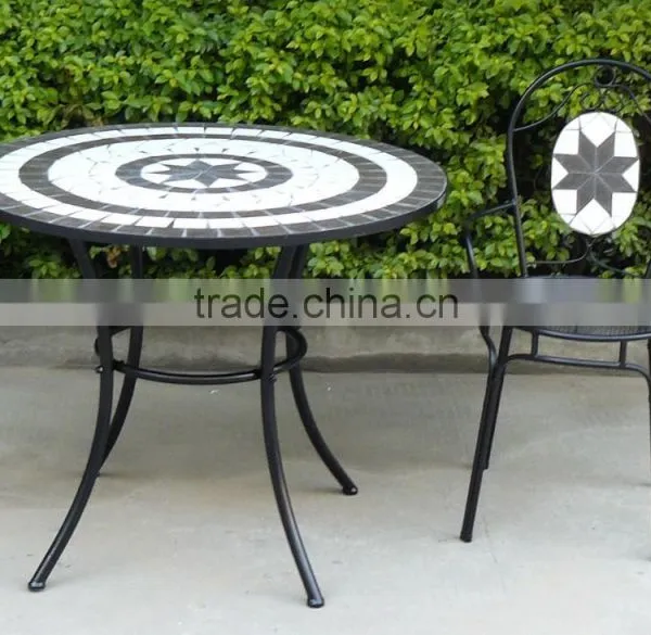 Set of 3pcs 2 Seater Mosaic Bistro Set photo-5