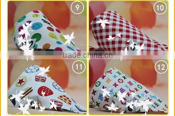 Trangle Cotton Baby Bib Manufacturer Wholesale photo-2