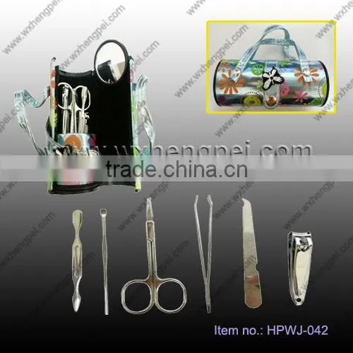 Wedding Gift Cylinder Handbag Six Piece Set Manicure Set