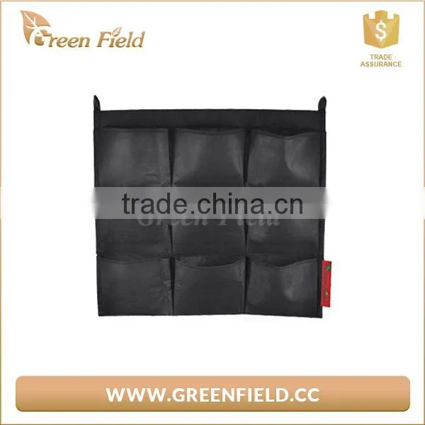 Vertical Garden Planter Wall Planter 9 Pocket Handmade Felt Bag photo-4